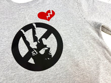 Load image into Gallery viewer, PEACE 2 MY HEART CREW (GREY)