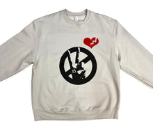 Load image into Gallery viewer, PEACE 2 MY HEART CREW (CREAM)