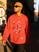 Load image into Gallery viewer, CAMO STAMP CREW (RED)
