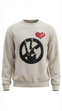 Load image into Gallery viewer, PEACE 2 MY HEART CREW (CREAM)