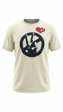 Load image into Gallery viewer, PEACE 2 MY HEART TEE (CREAM)
